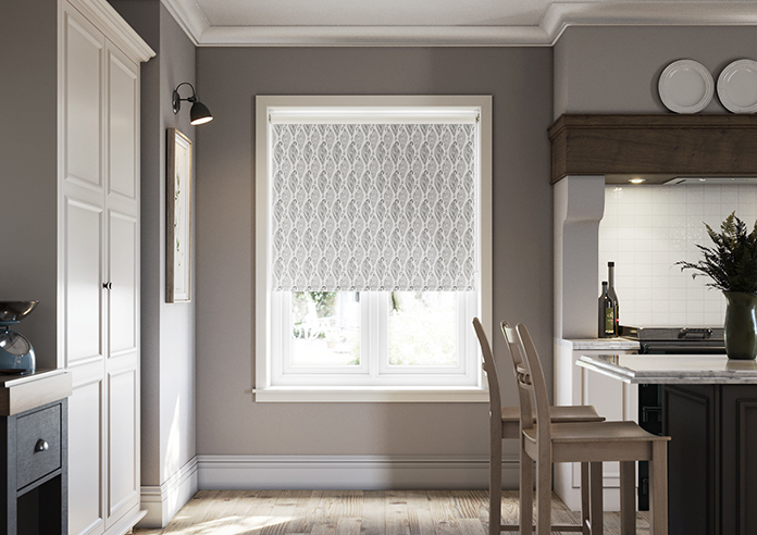 Wollerton, Grey - Twist&Fit Roller Blind - Image 3
